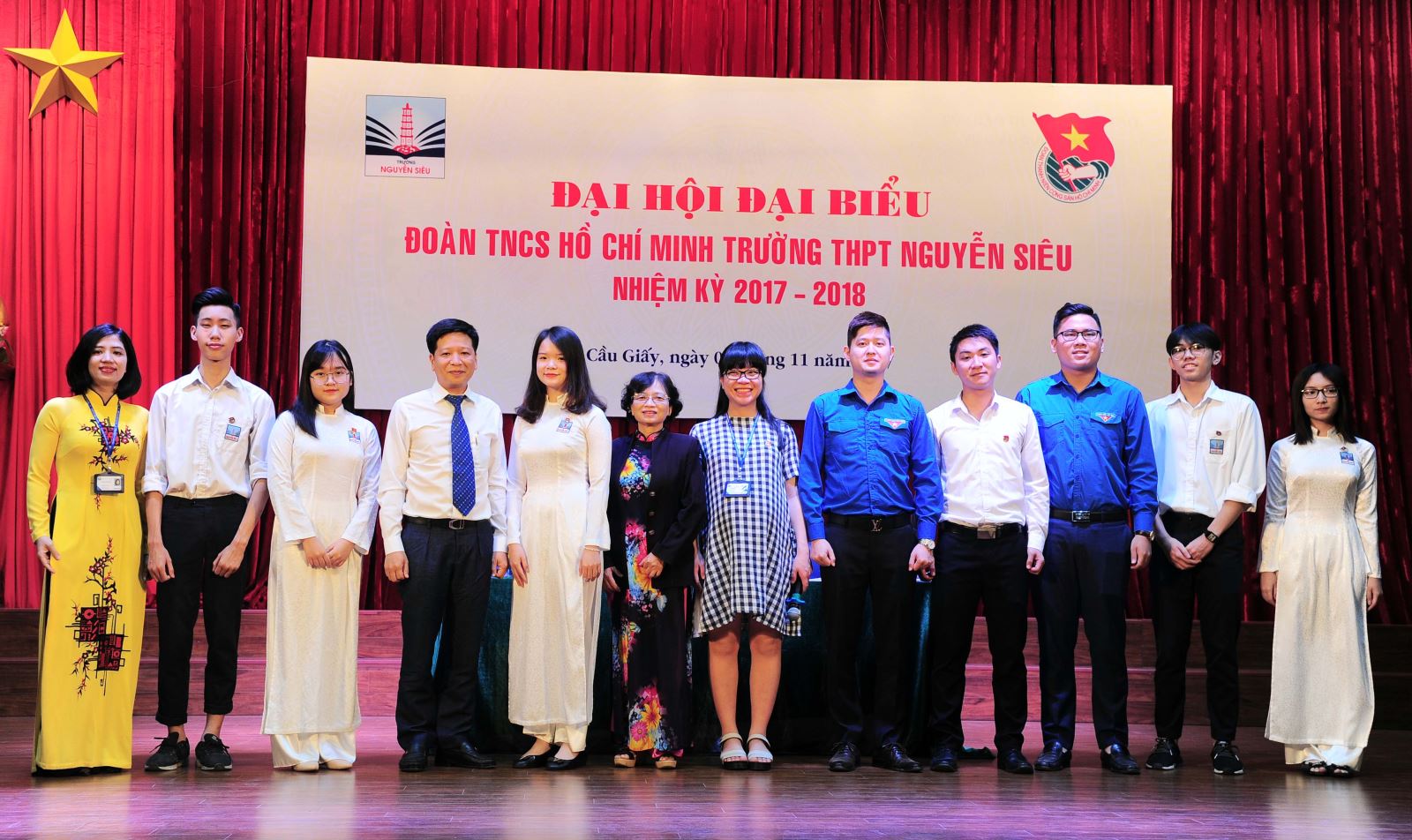 Đại hội đại biểu Đoàn TNCS Hồ Chí Minh trường Nguyễn Siêu thành công rực rỡ