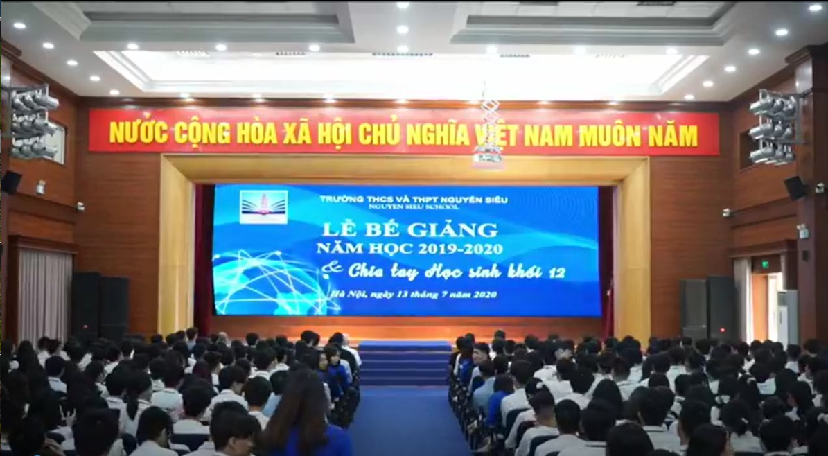 Lễ bế giảng năm học 2019 - 2020 khối THPT