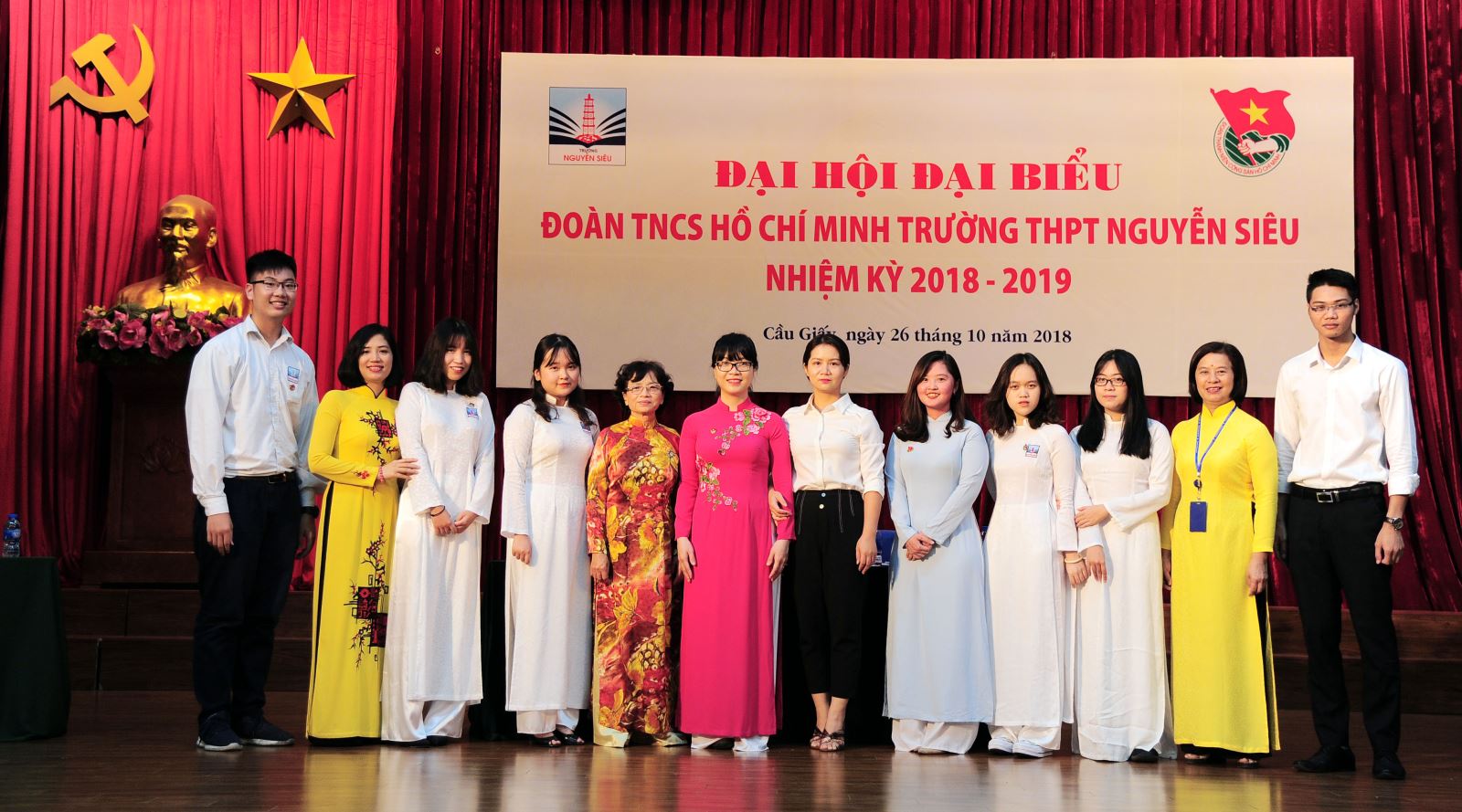 Đại hội Đoàn TNCS Hồ Chí Minh trường Nguyễn Siêu thành công tốt đẹp