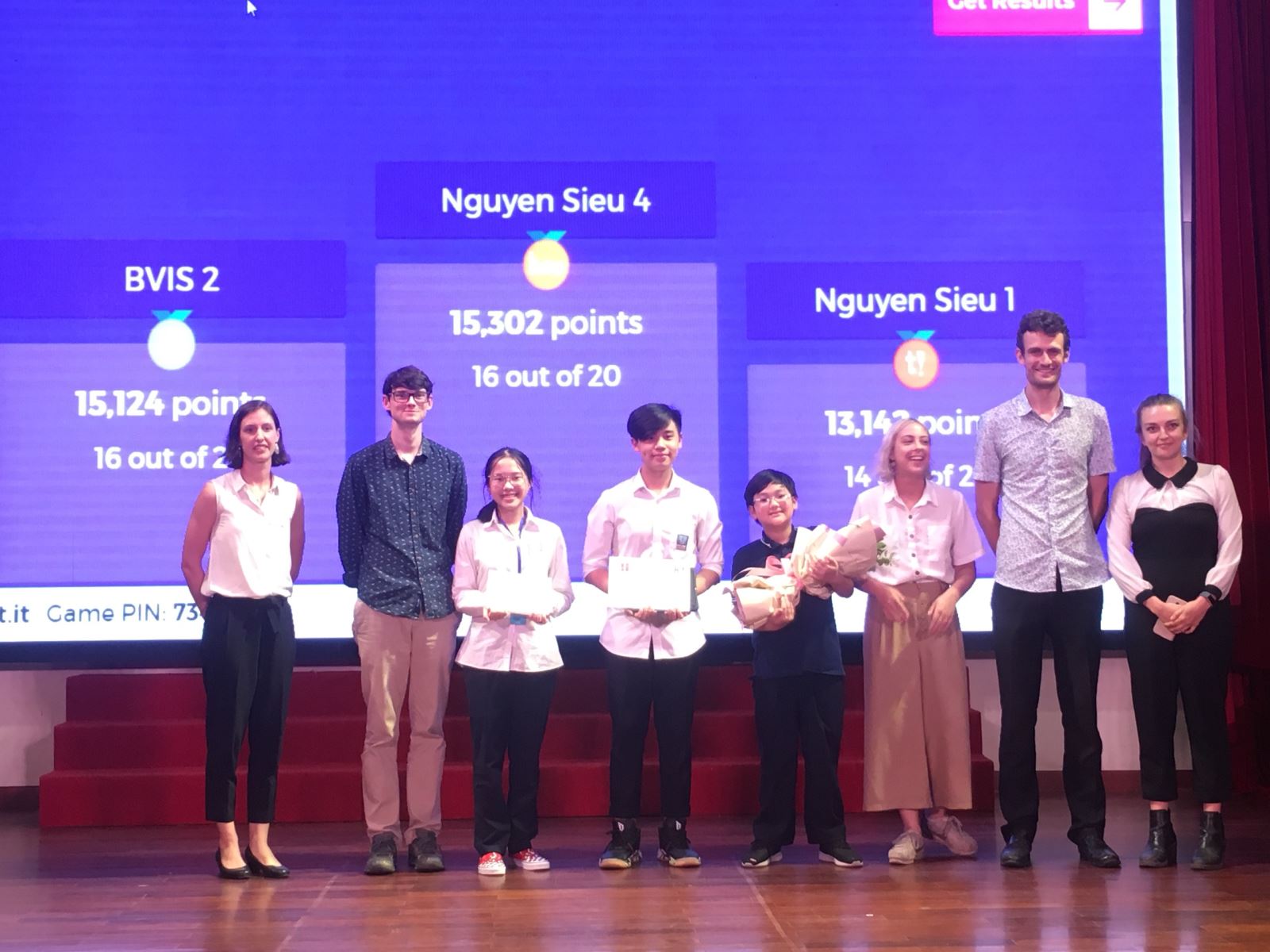 NSers áp đảo tại Science Kahoot các trường quốc tế