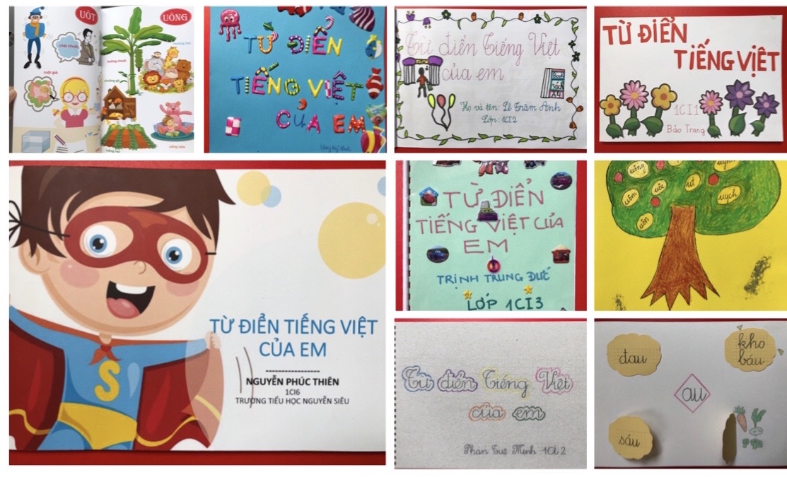 Khối 1 ra mắt loạt “Từ điển Tiếng Việt của em” siêu dễ thương