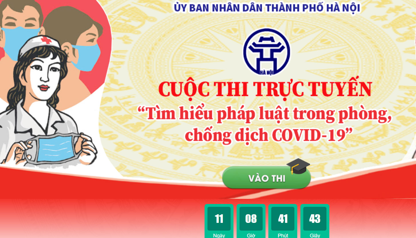 Thi Tìm hiểu pháp luật phòng chống Covid-19 và Triển lãm ảnh biển đảo quê hương