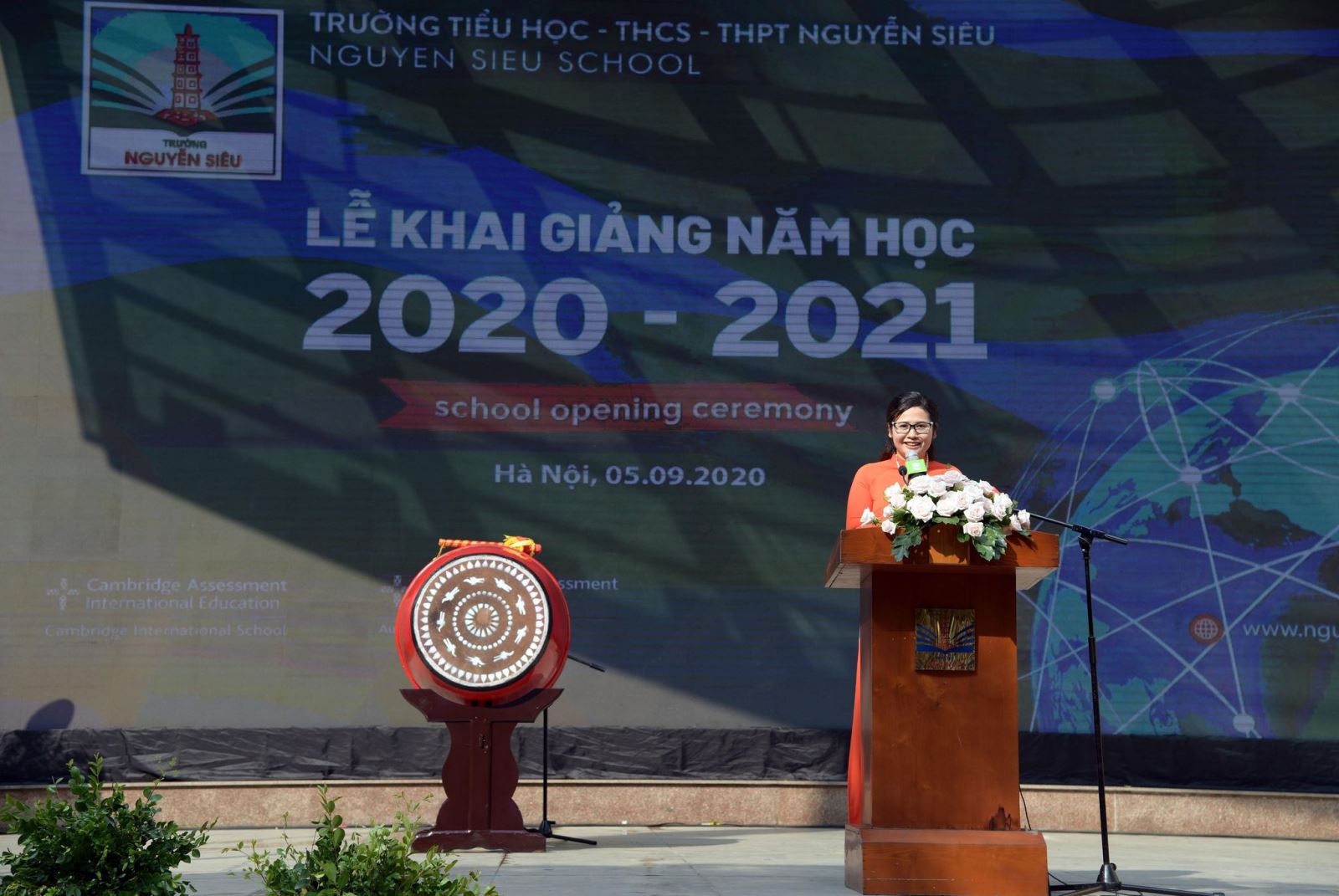 PHÁT BIỂU CHÀO MỪNG KHAI GIẢNG NĂM HỌC 2020 – 2021