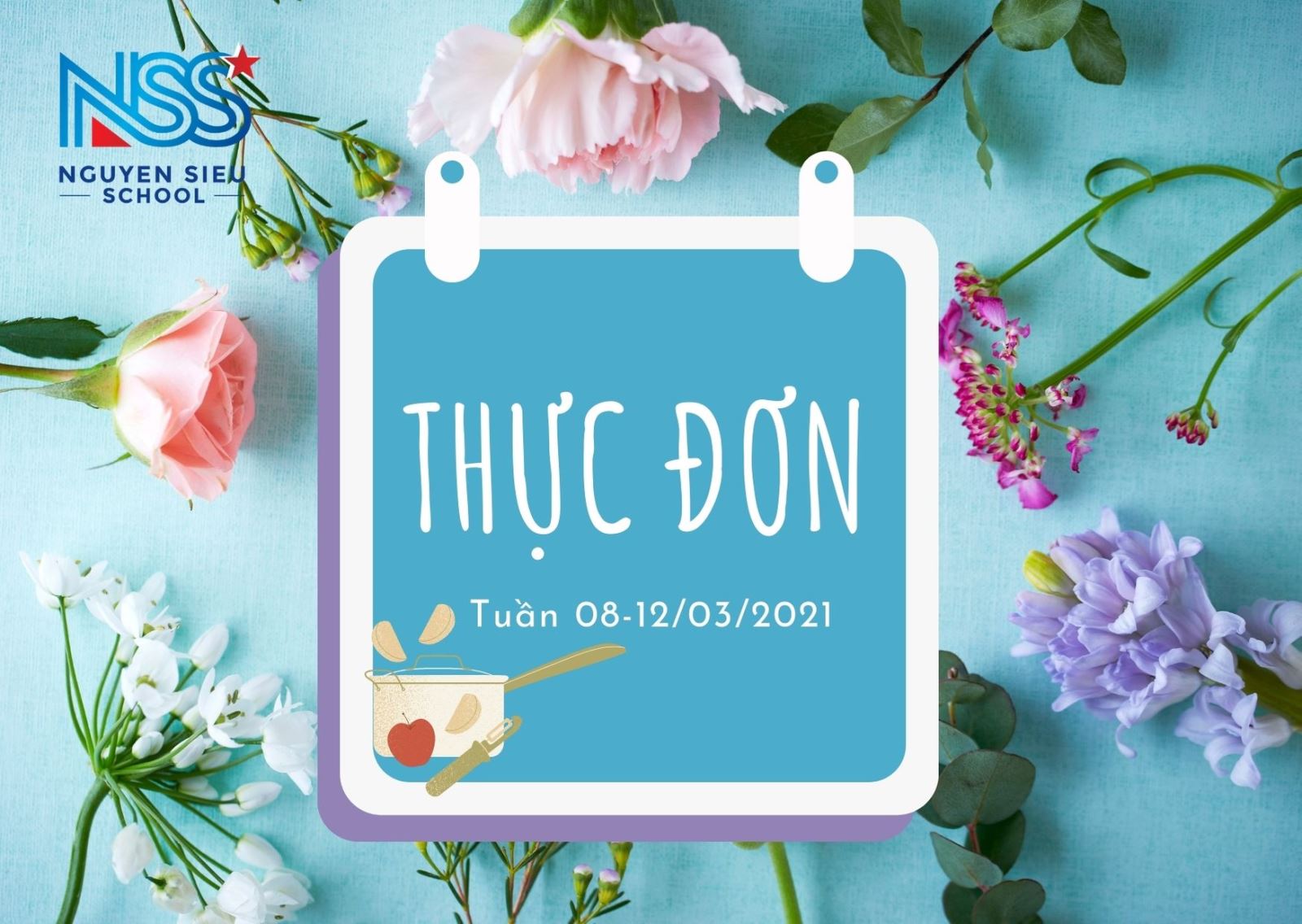 Thực đơn Tuần 08-12/03/2021