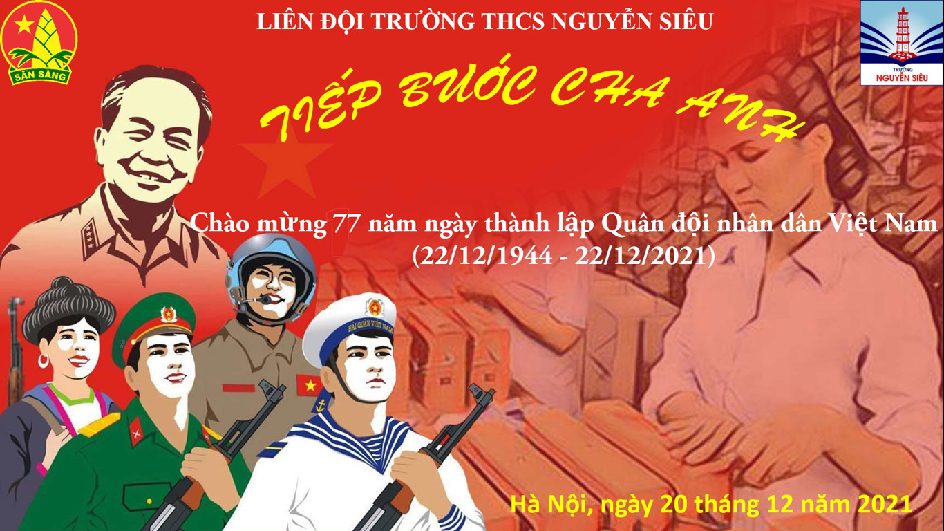 Tháng 12 “TIẾP BƯỚC CHA ANH”