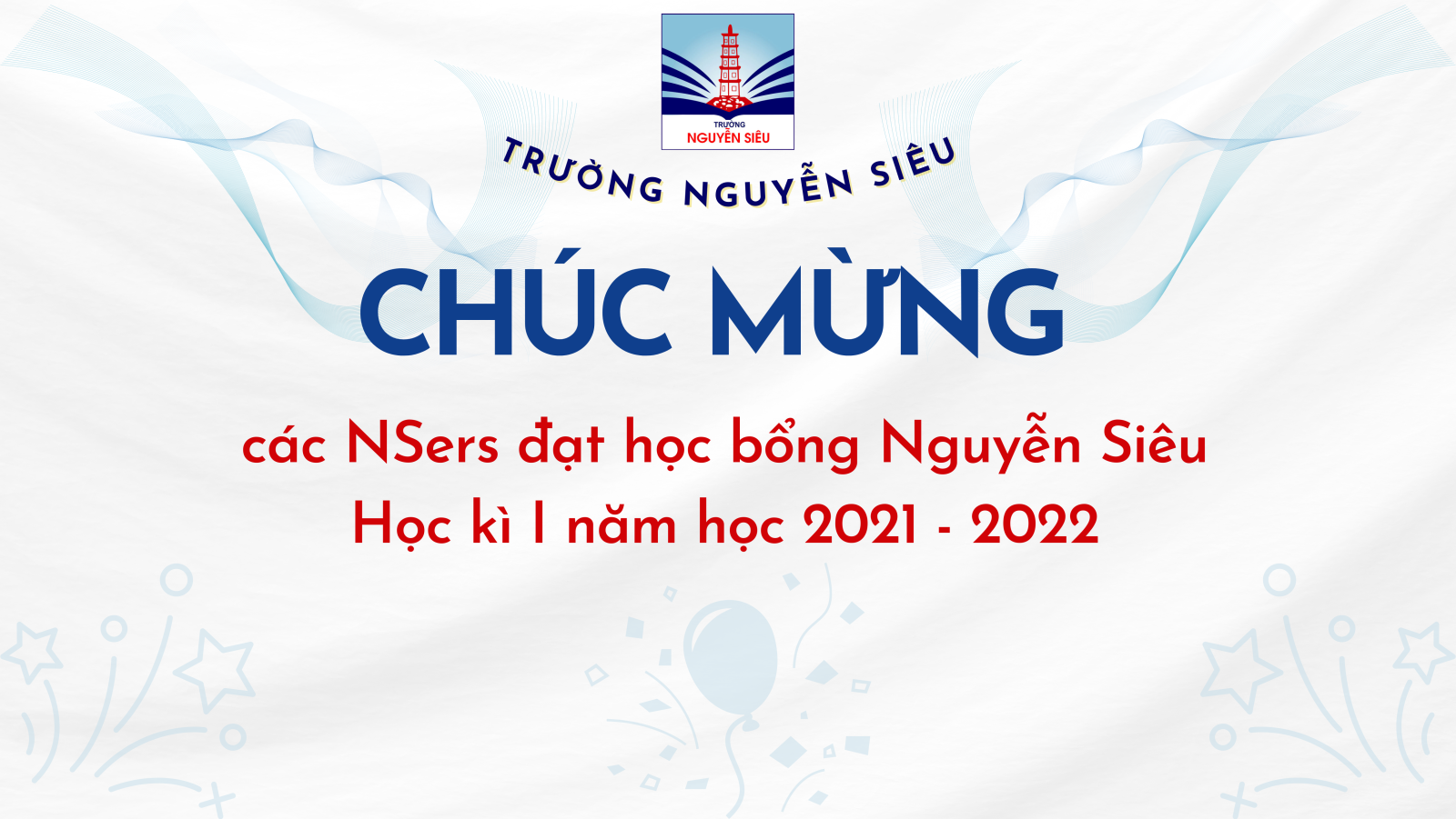 Vinh danh học sinh đạt Học bổng Nguyễn Siêu