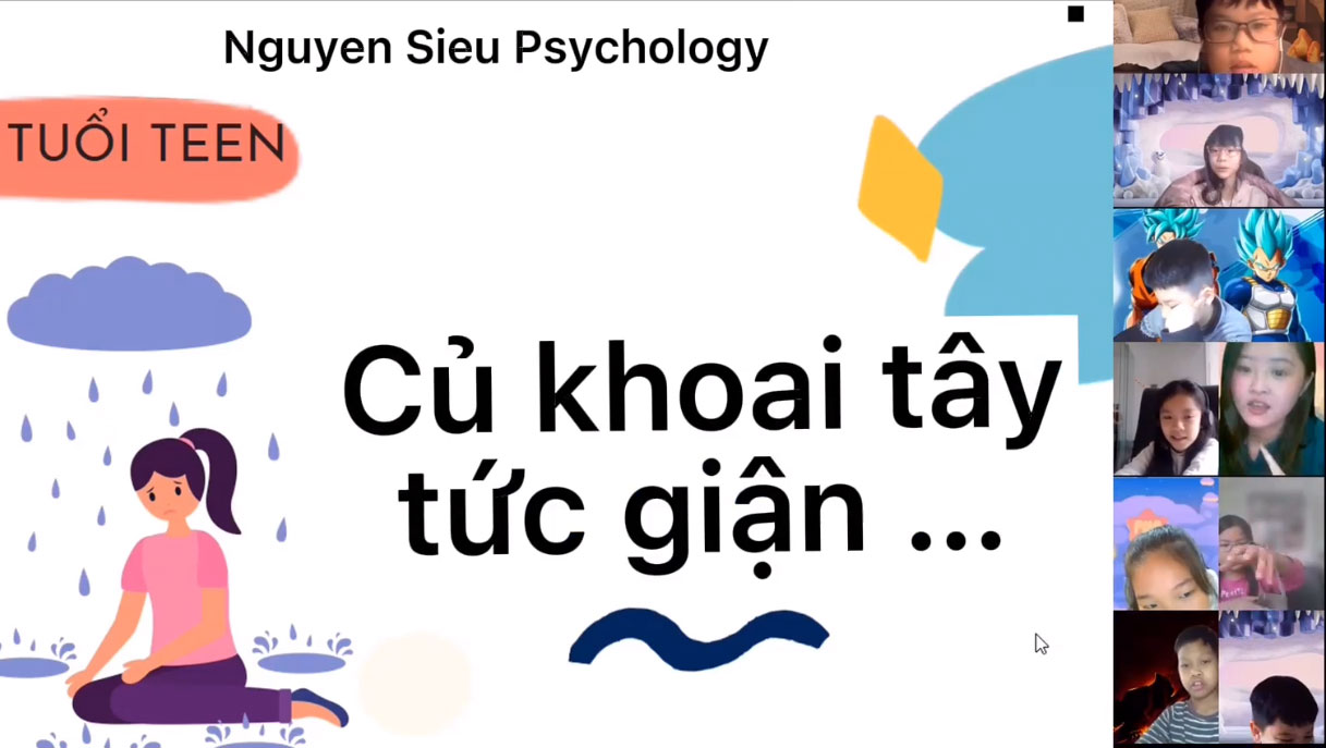 Học sinh lớp 4 gợi ý cách “xả” cơn tức giận 👌🏻