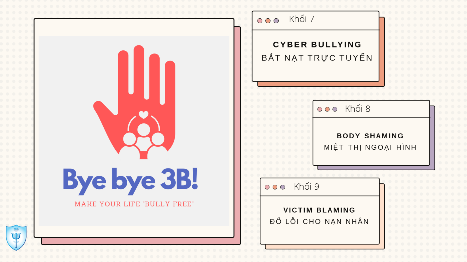 Bye bye 3B! - Dự án phòng tránh và giảm thiểu bạo lực cho tuổi Teen