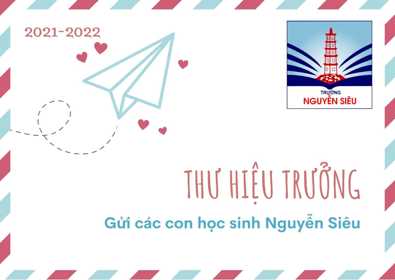 Gửi các con học sinh Nguyễn Siêu yêu quý!