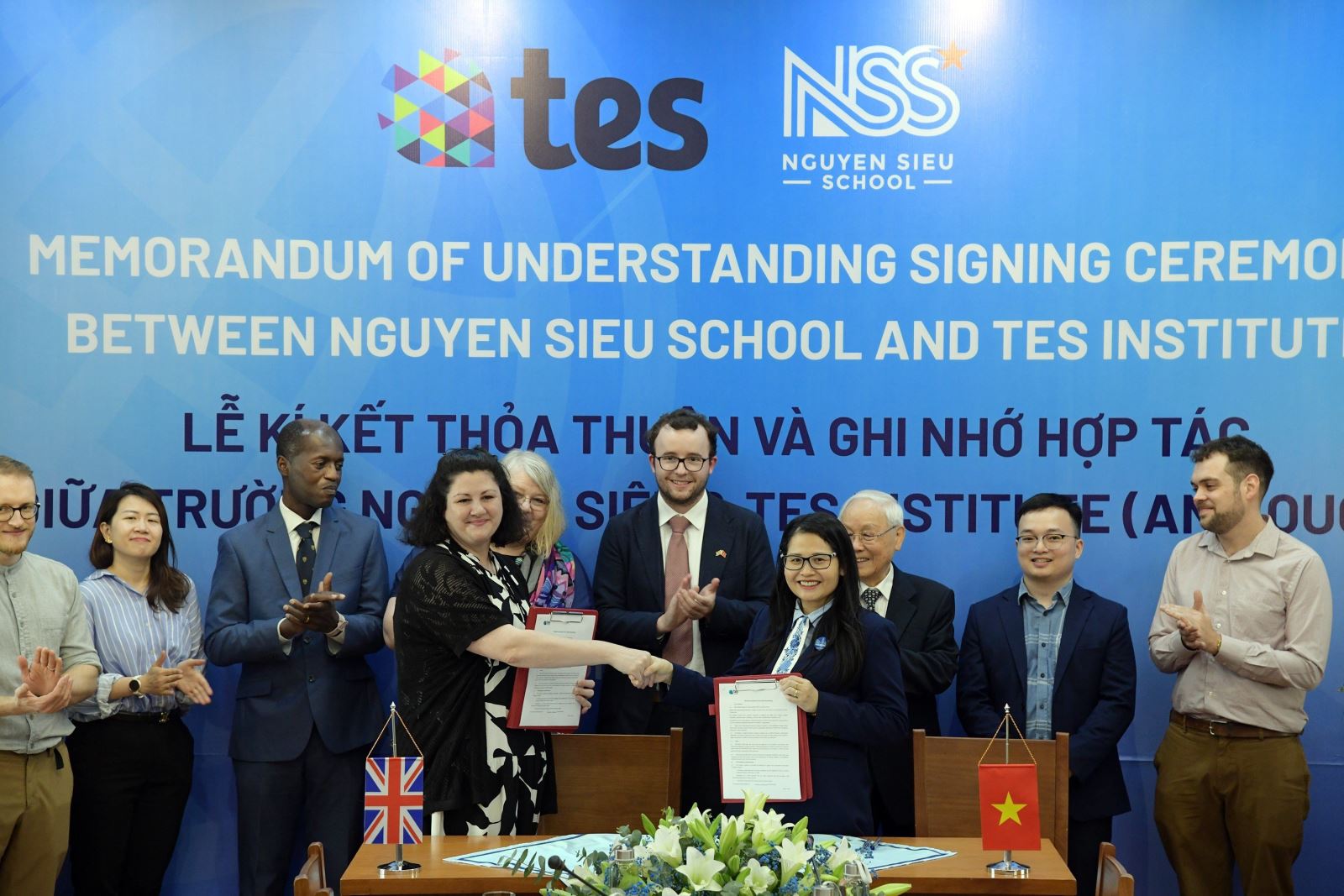 Hợp tác với TES, Nguyễn Siêu trở thành điểm thực hành nghiệp vụ sư phạm quốc tế