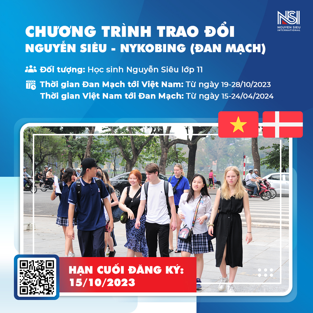 MỞ THÊM CƠ HỘI ĐĂNG KÝ CHƯƠNG TRÌNH TRAO ĐỔI HỌC TẬP TẠI ĐAN MACH CHO CÁC NSers