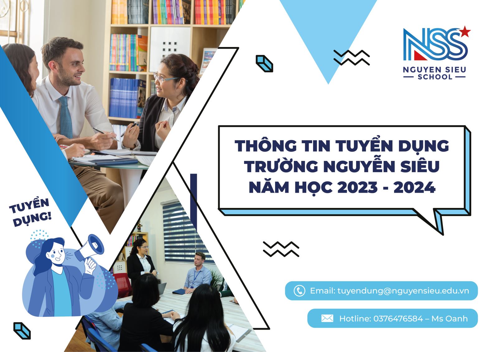 Thông tin tuyển dụng năm học 2023-2024