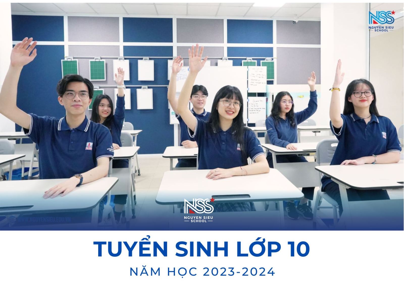 NGUYỄN SIÊU MỞ CỔNG TUYỂN SINH LỚP 10 (ĐỢT 3) DỰA TRÊN ĐIỂM THI VÀO 10 VÀ HỌC BẠ