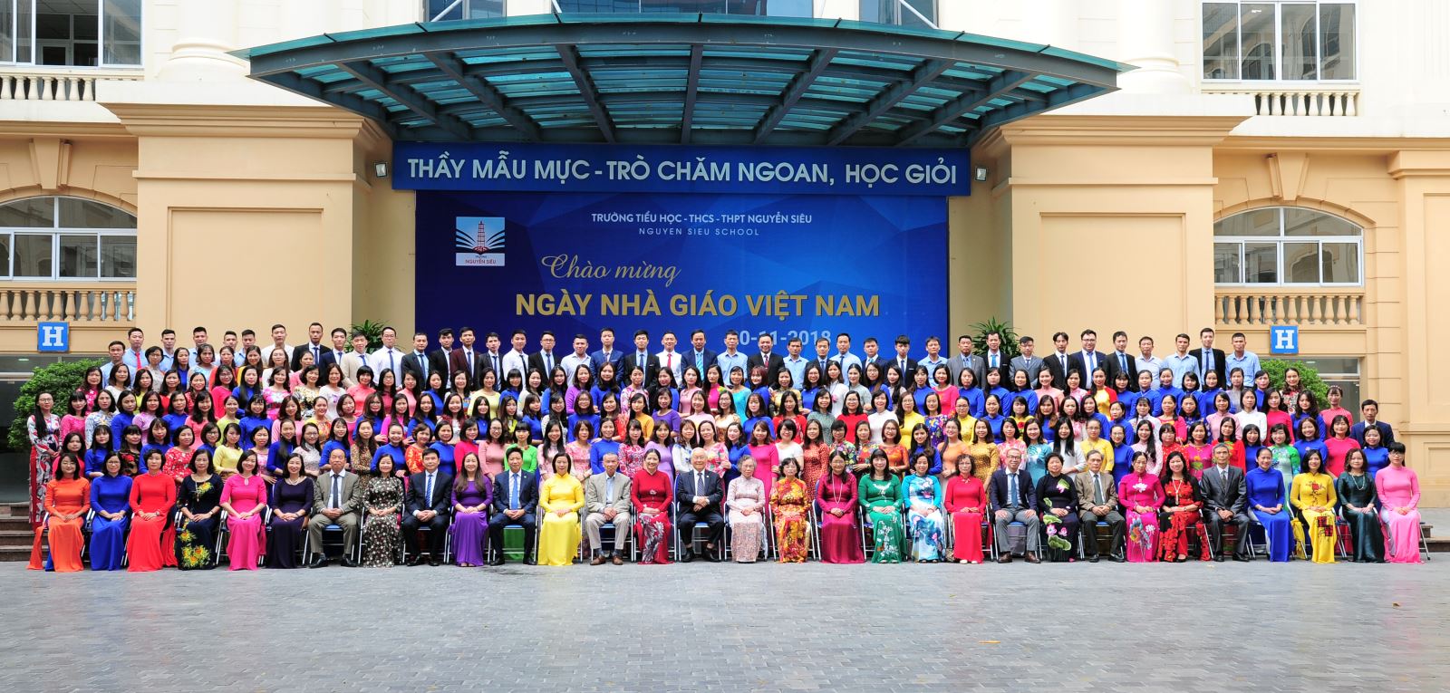 Hội đồng 3 cấp tổ chức Kỷ niệm ngày Nhà giáo Việt Nam 2018