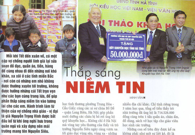 Thắp sáng niềm tin