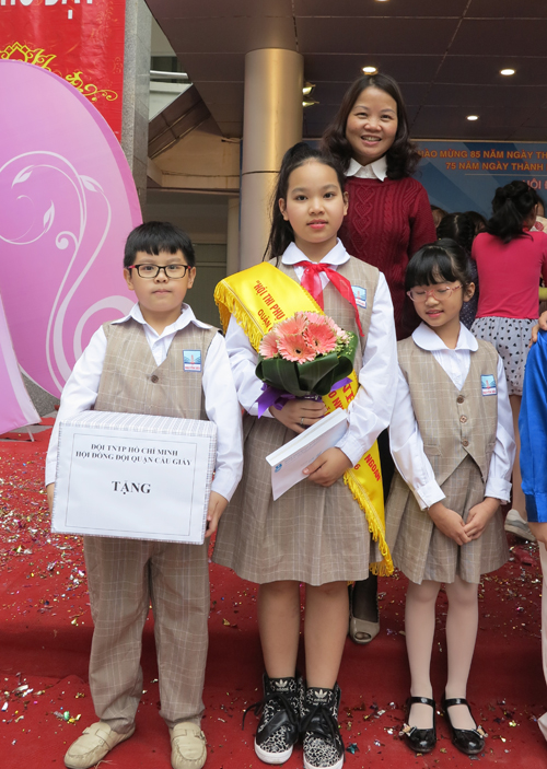 Phan Hoàng Ngọc Minh giành giải Nhì - Phụ trách sao giỏi cấp Quận