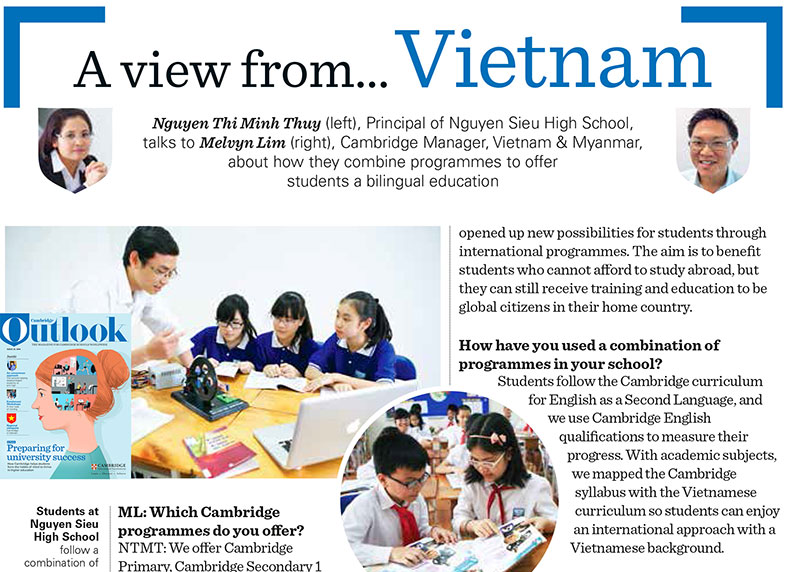 Cambridge Outlook: Một câu chuyện từ Việt Nam